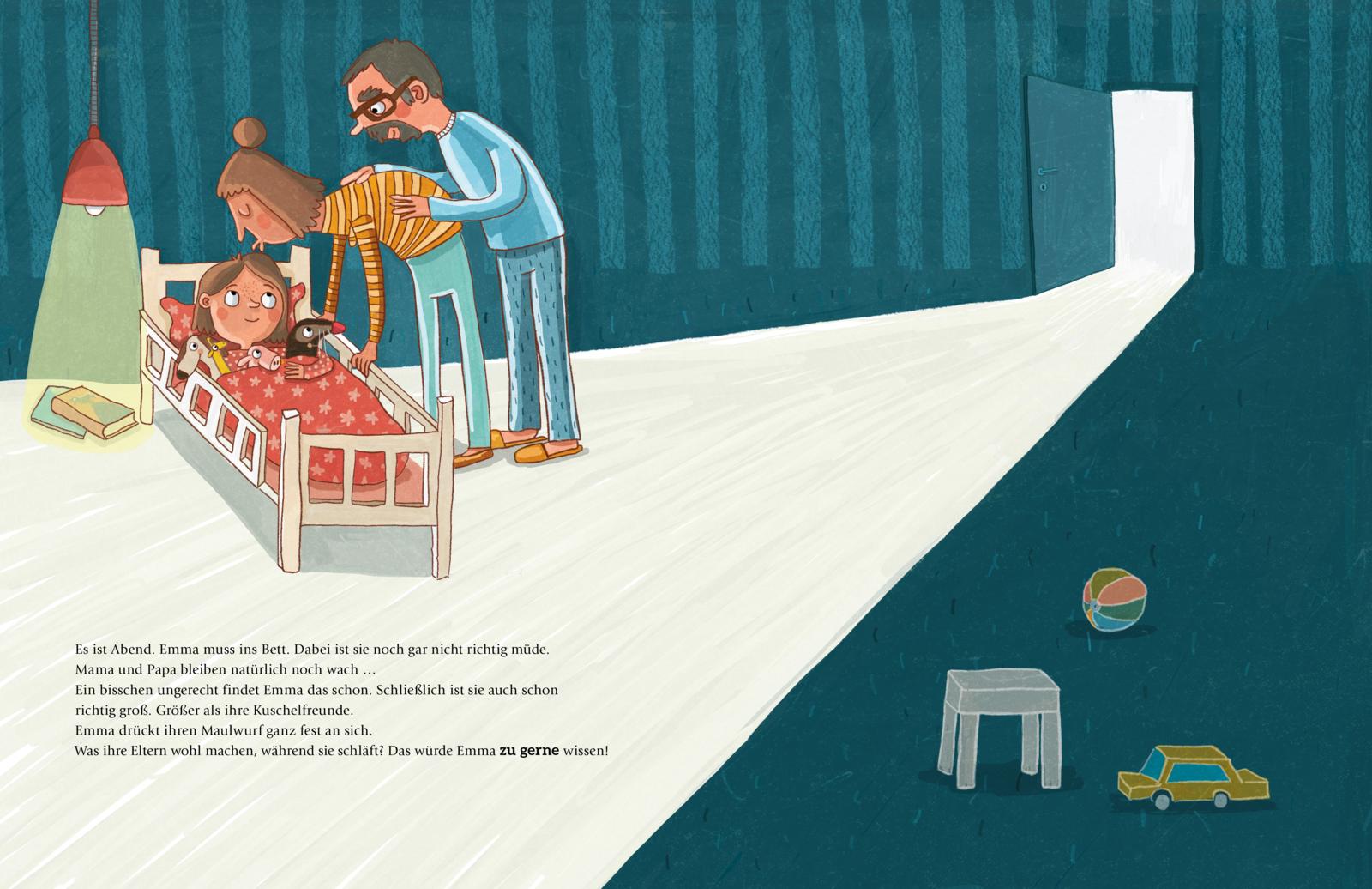Heimlich wach bis Mitternacht — Buchcover