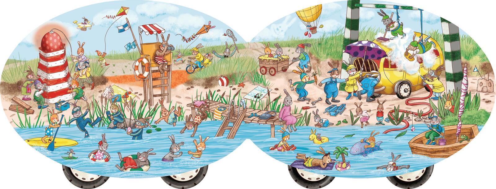 Der Osterhasen-Express — Buchcover
