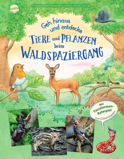 Geh hinaus und entdecke … Tiere und Pflanzen beim Waldspaziergang — Buchcover