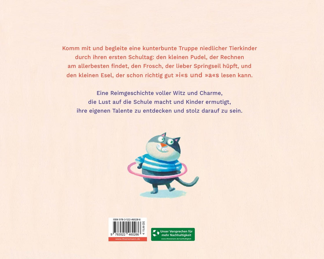 Der kleine Biber buchstabiert: Wir sind alle talenTIERt! — Buchcover