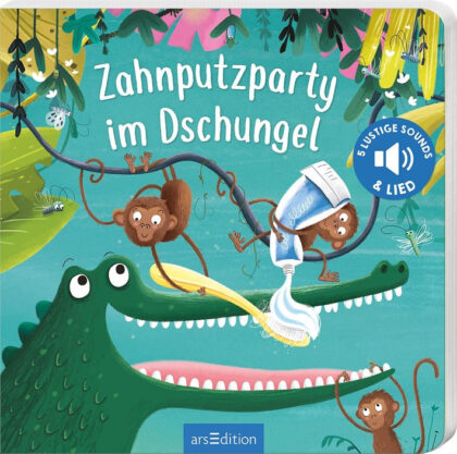 Zahnputzparty im Dschungel — Buchcover