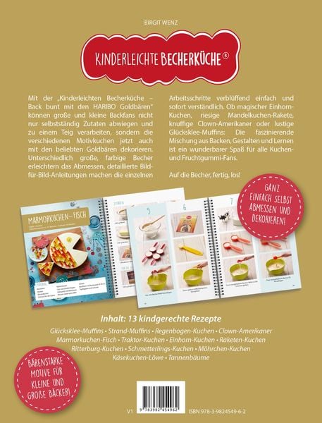 Kinderleichte Becherküche – Back Bunt mit den HARIBO Goldbären — Buchcover