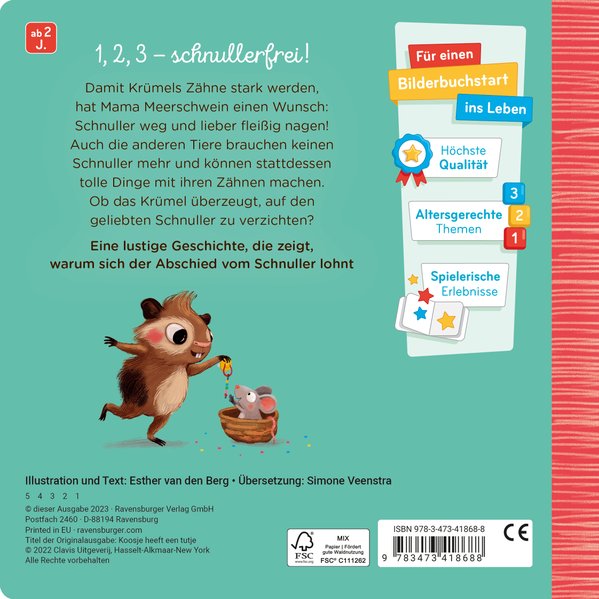Krümel und der Schnuller — Buchcover